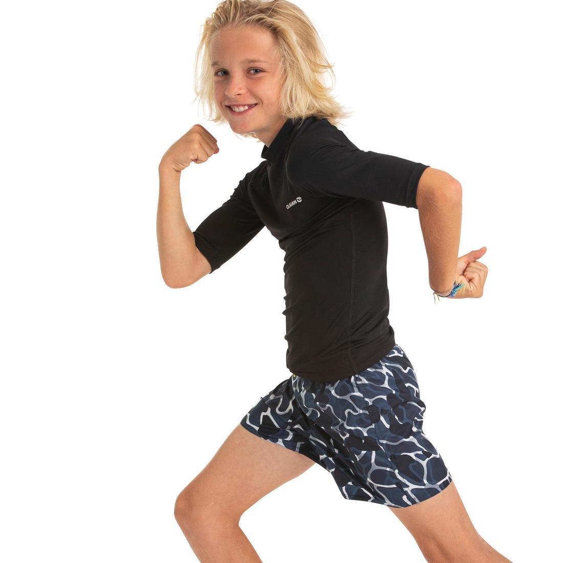 Swimming Shorts 100, Black, No Color, large image number 3