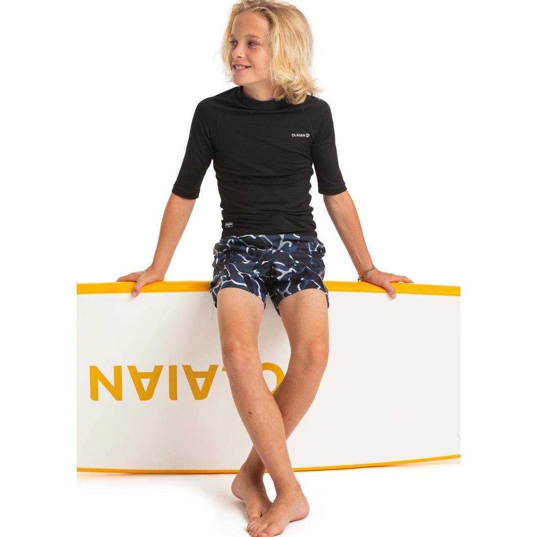 Swimming Shorts 100, Black, No Color, large image number 7