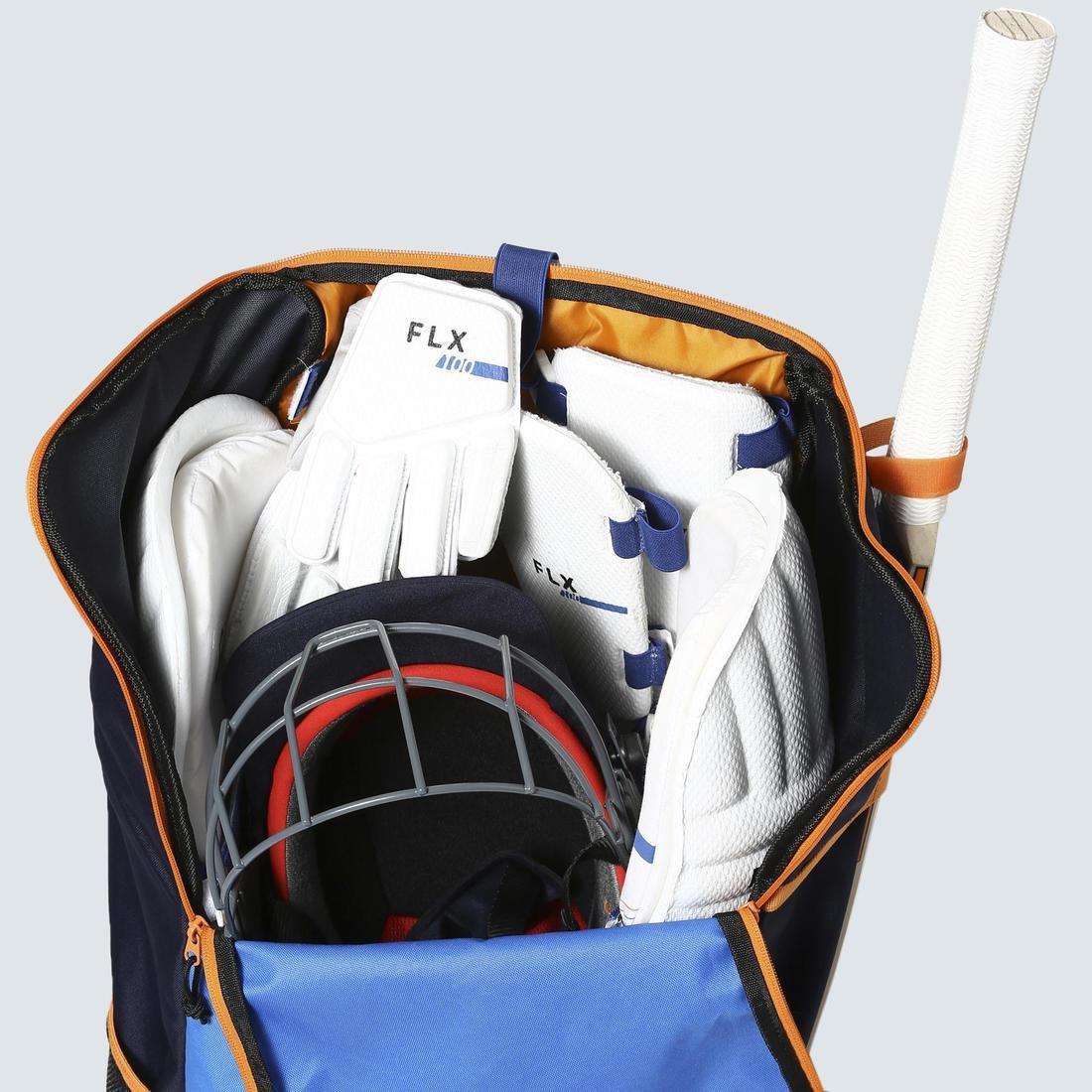 Kids Cricket Kit Bag, Blue, No Color, large image number 3