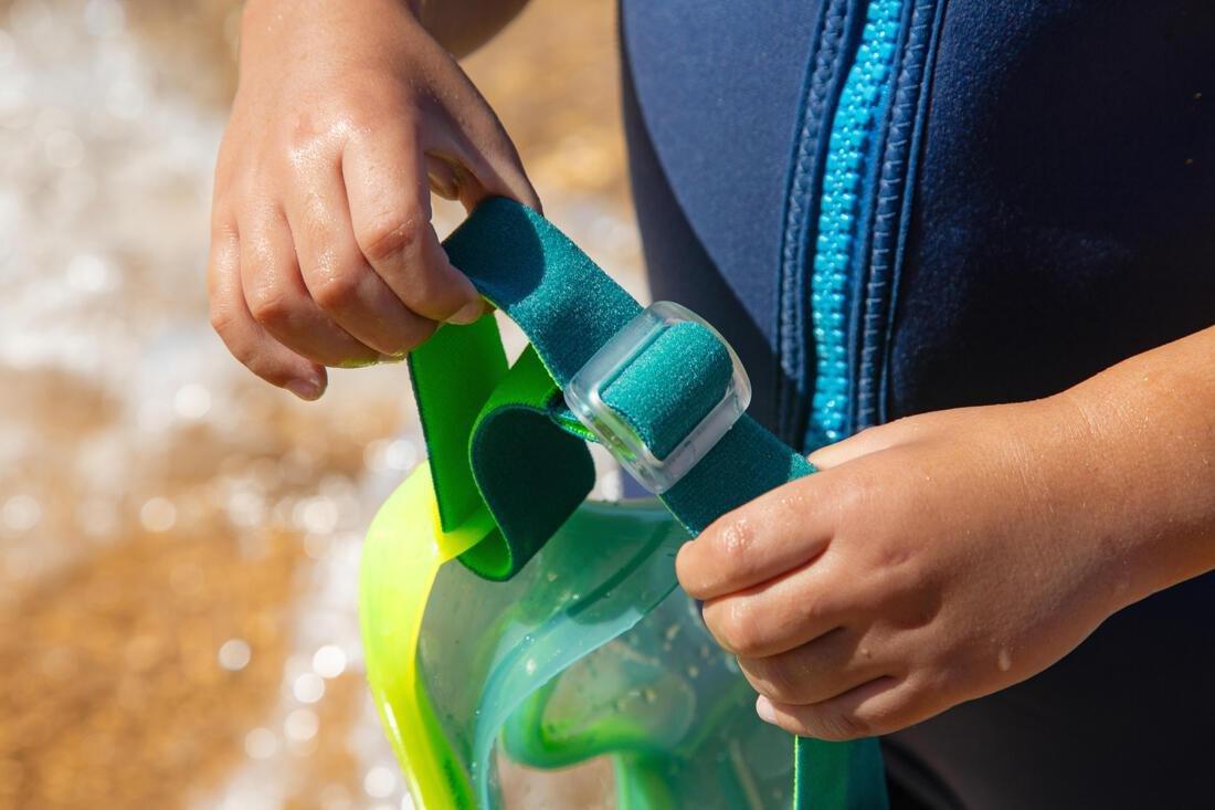 Kids Diving Snorkelling Kit Mask And Snorkel Snk 520, Pink, No Color, large image number 5