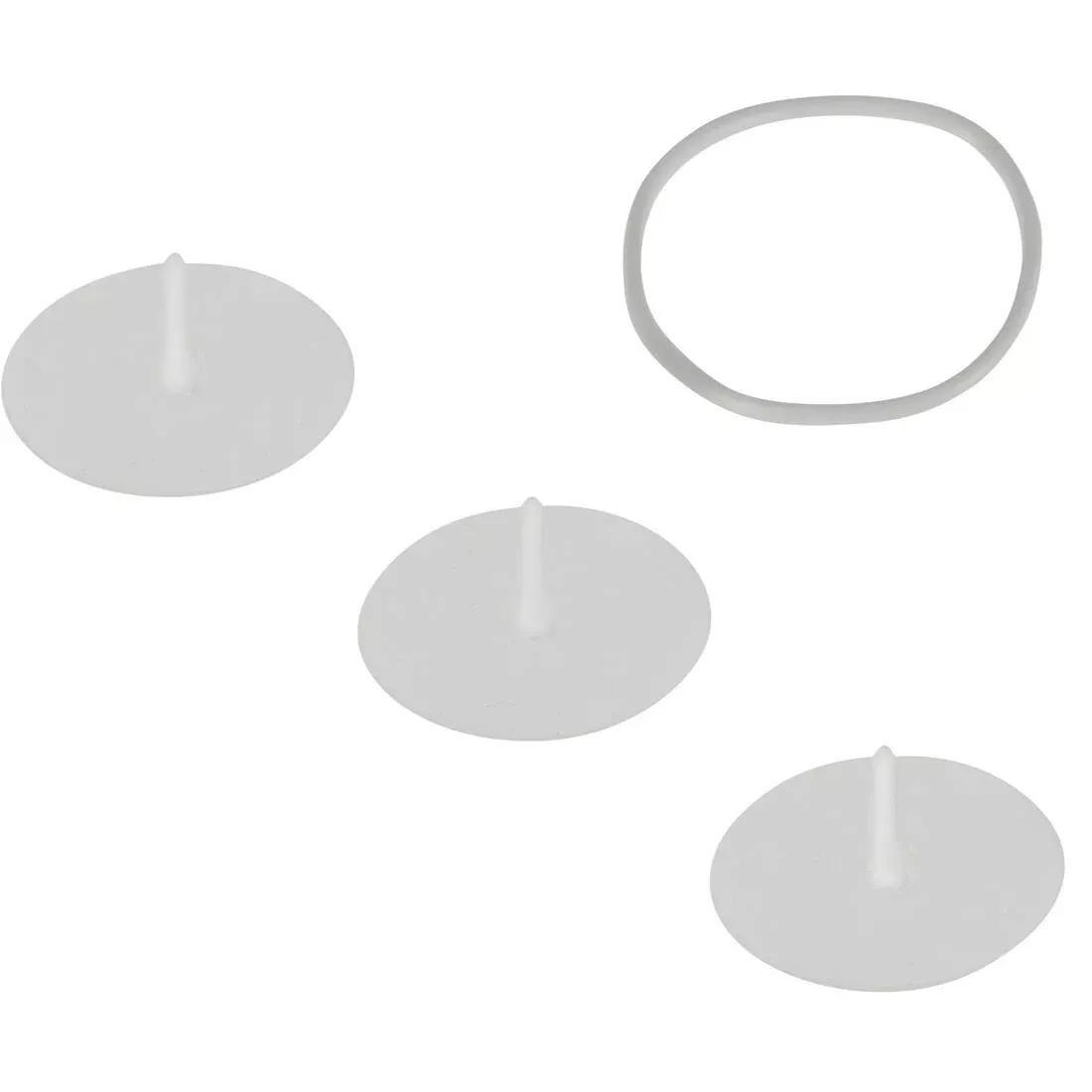 Valves + Seal Set For Easybreath Mask Snorkel, White, No Color, large image number 0