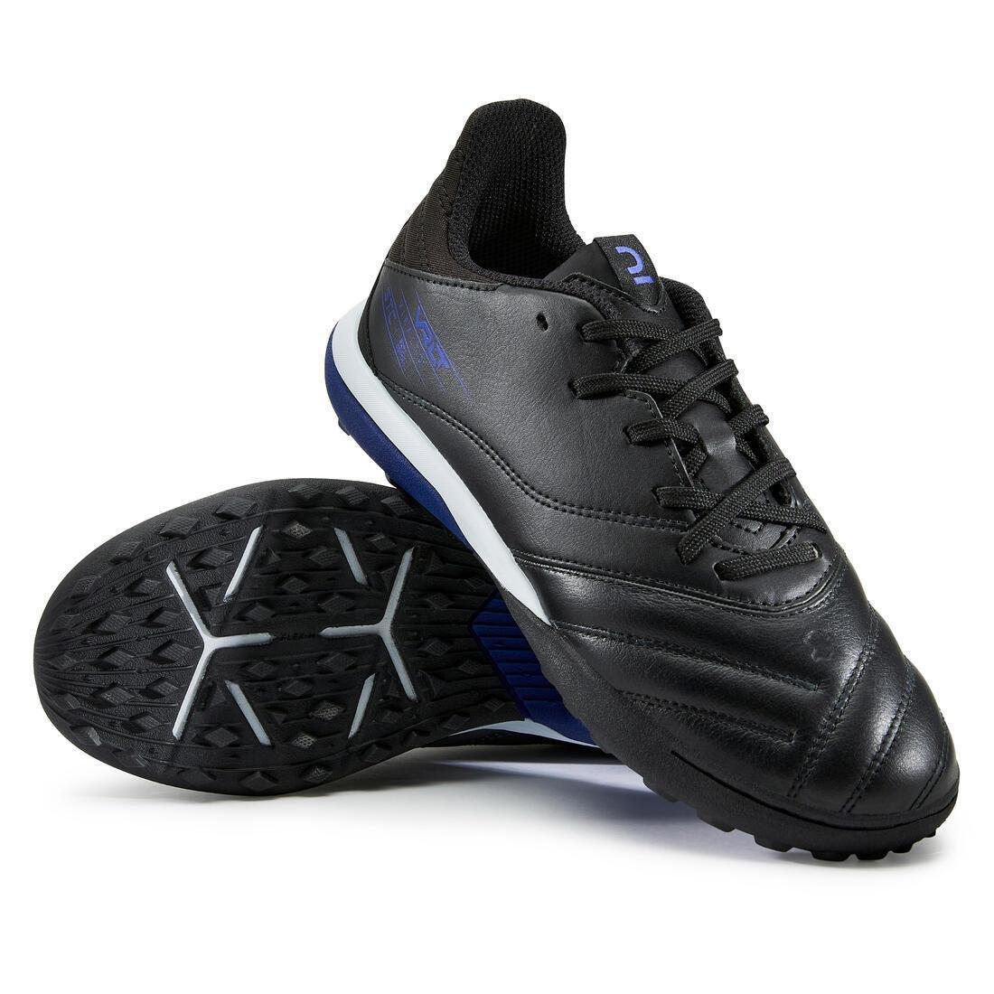 BLACK Kids' Leather Football Boots Viralto II TF - Lightning, No Color, large image number 6