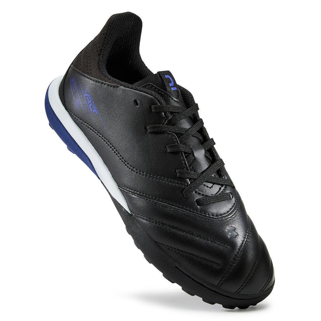 BLACK Kids' Leather Football Boots Viralto II TF - Lightning, No Color, large image number 7