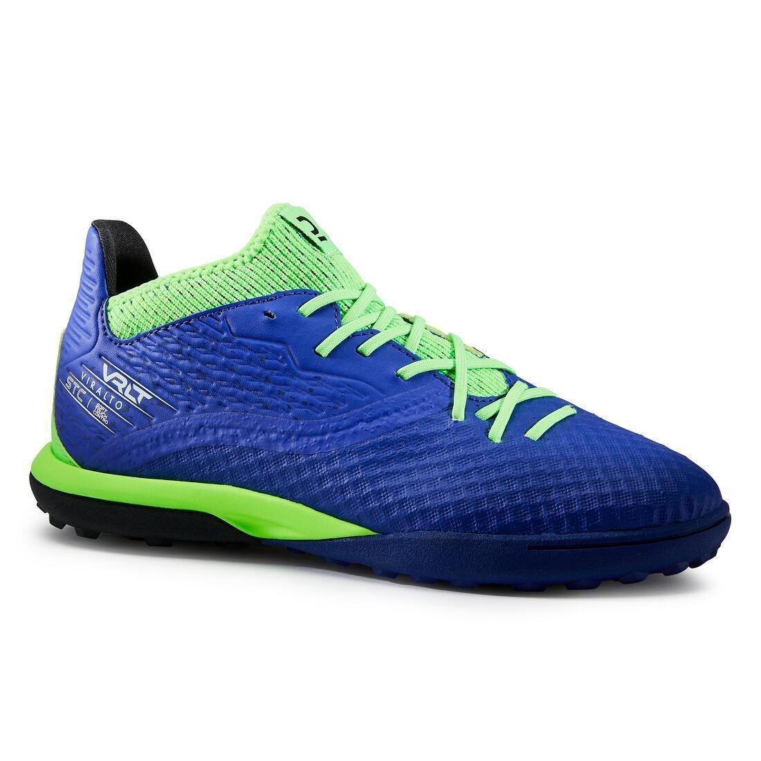 Green and best sale blue football boots