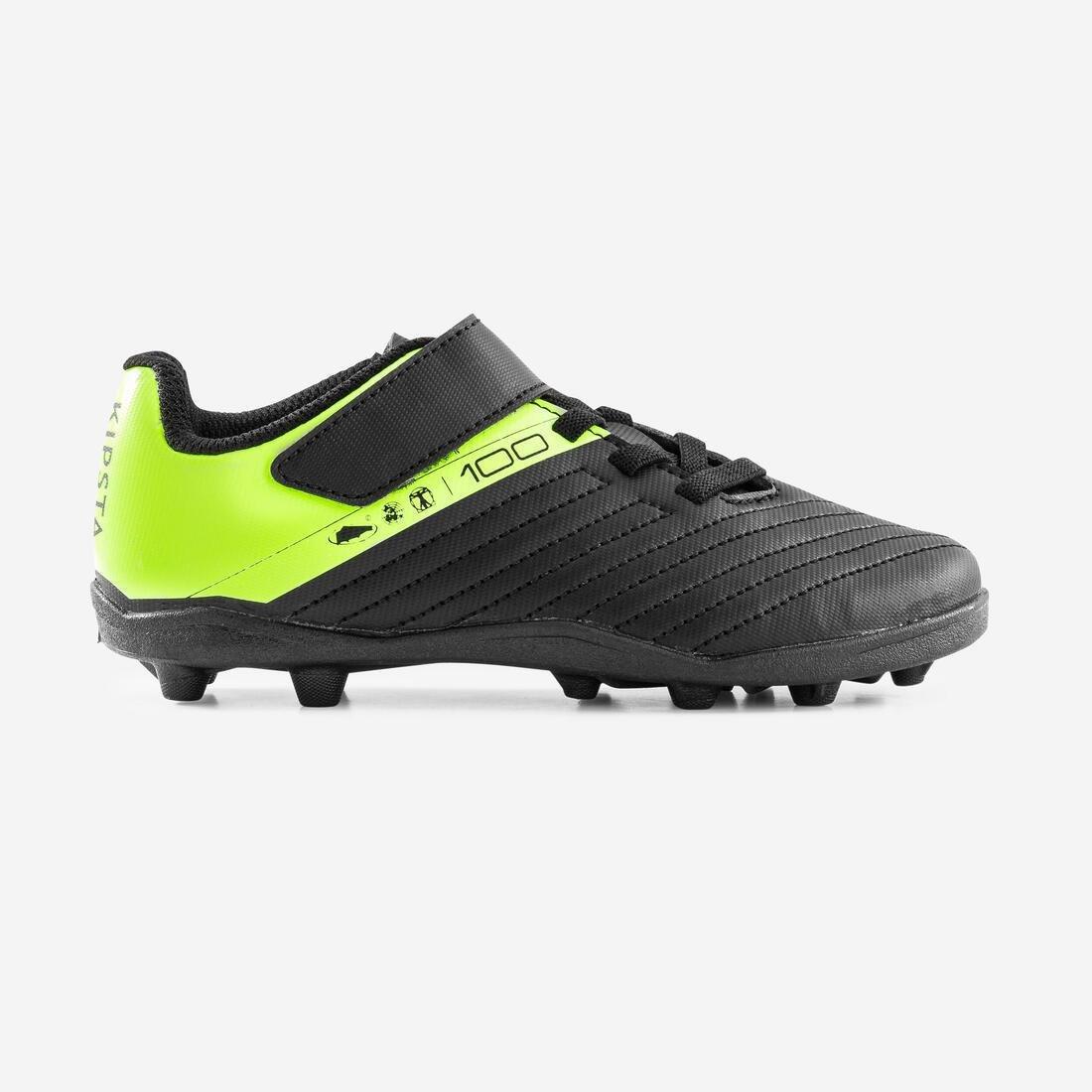 Kids Hard Ground Football Boots - Agility 100, Black, , large image number 1