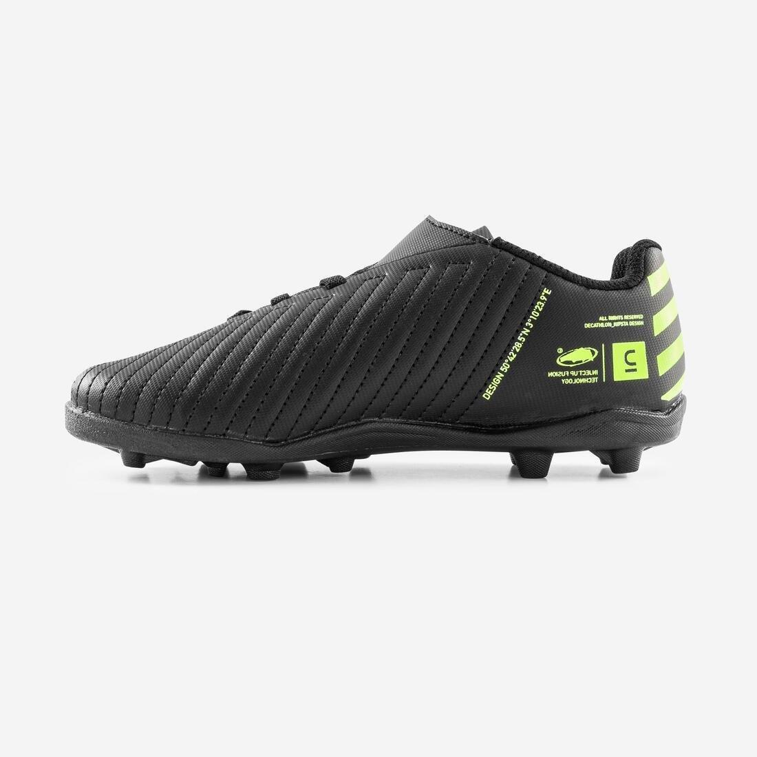 Kids Hard Ground Football Boots - Agility 100, Black, , large image number 2
