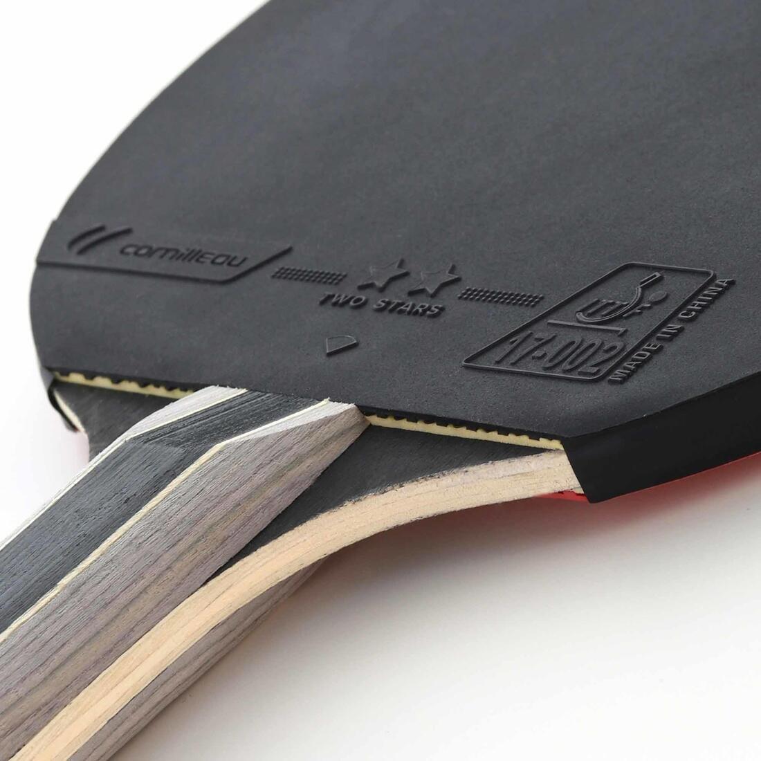 Free Table Tennis Bats And 3 Balls, Set Of 2, No Color, large image number 2