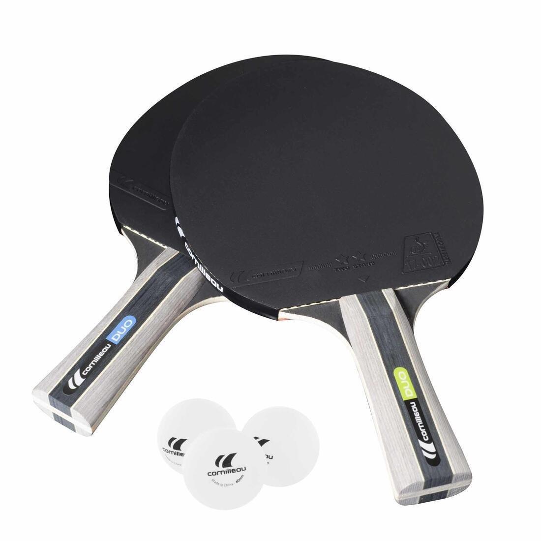 Free Table Tennis Bats And 3 Balls, Set Of 2, No Color, large image number 6