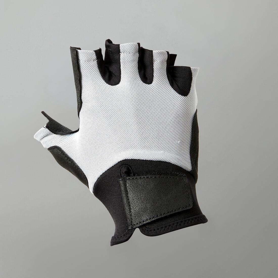 Weight Training Glove - 500, Khaki, , large image number 1