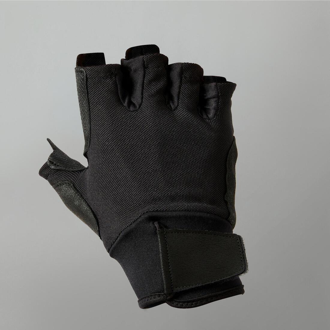 Weight Training Glove - 500, Khaki, , large image number 10