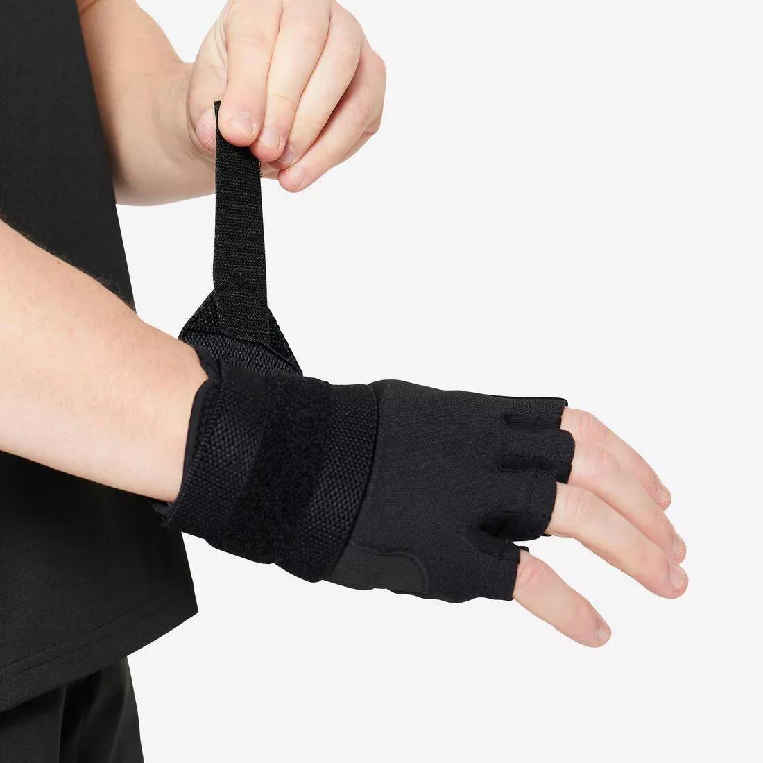 Weight Training Glove - 900, Black, , large image number 2