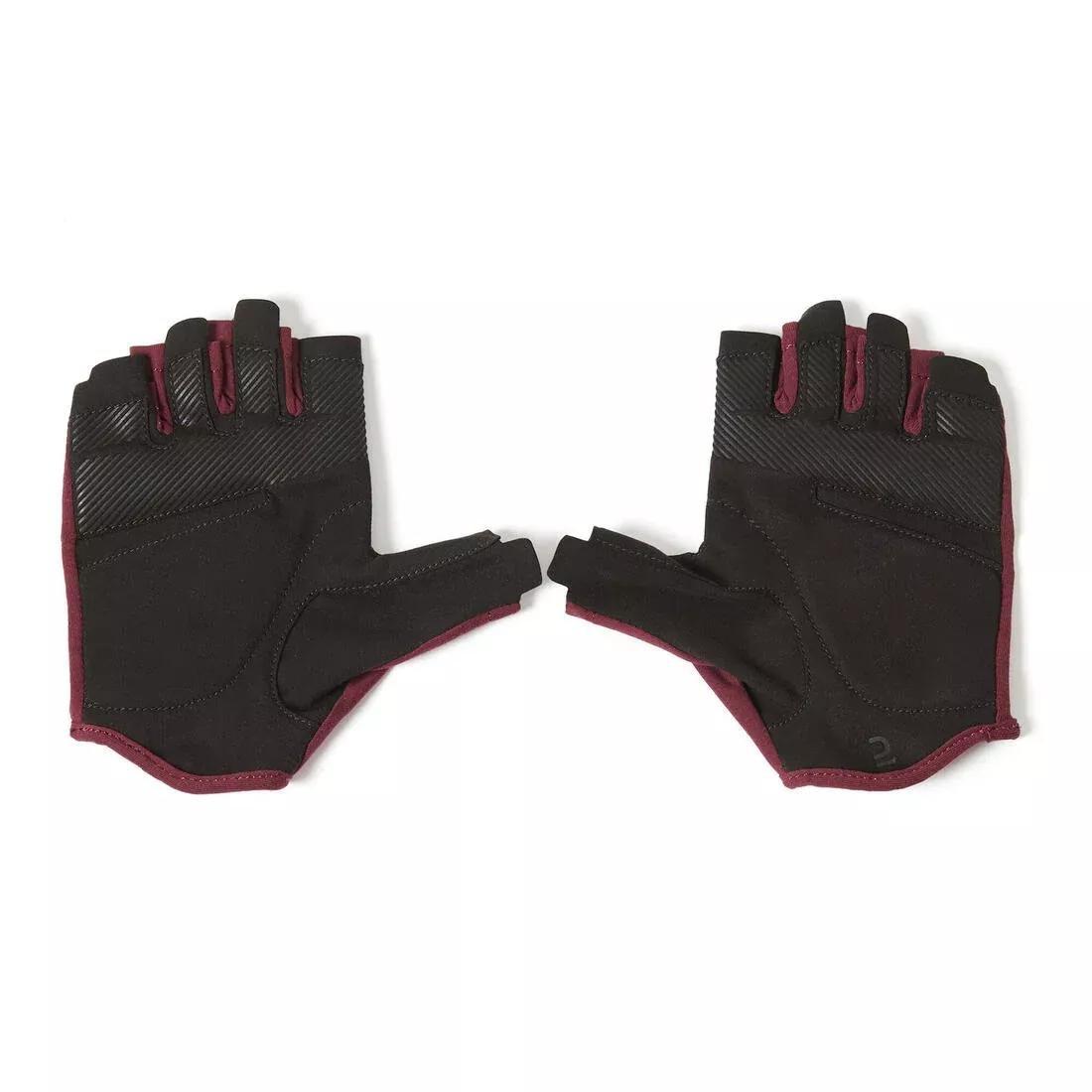 Women Breathable Weight Training Gloves, Burgundy, , large image number 5