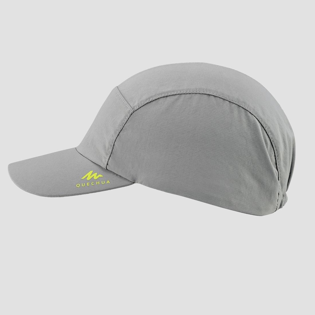IRON GREY Kids' Hiking Cap MH500, No Color, large image number 2