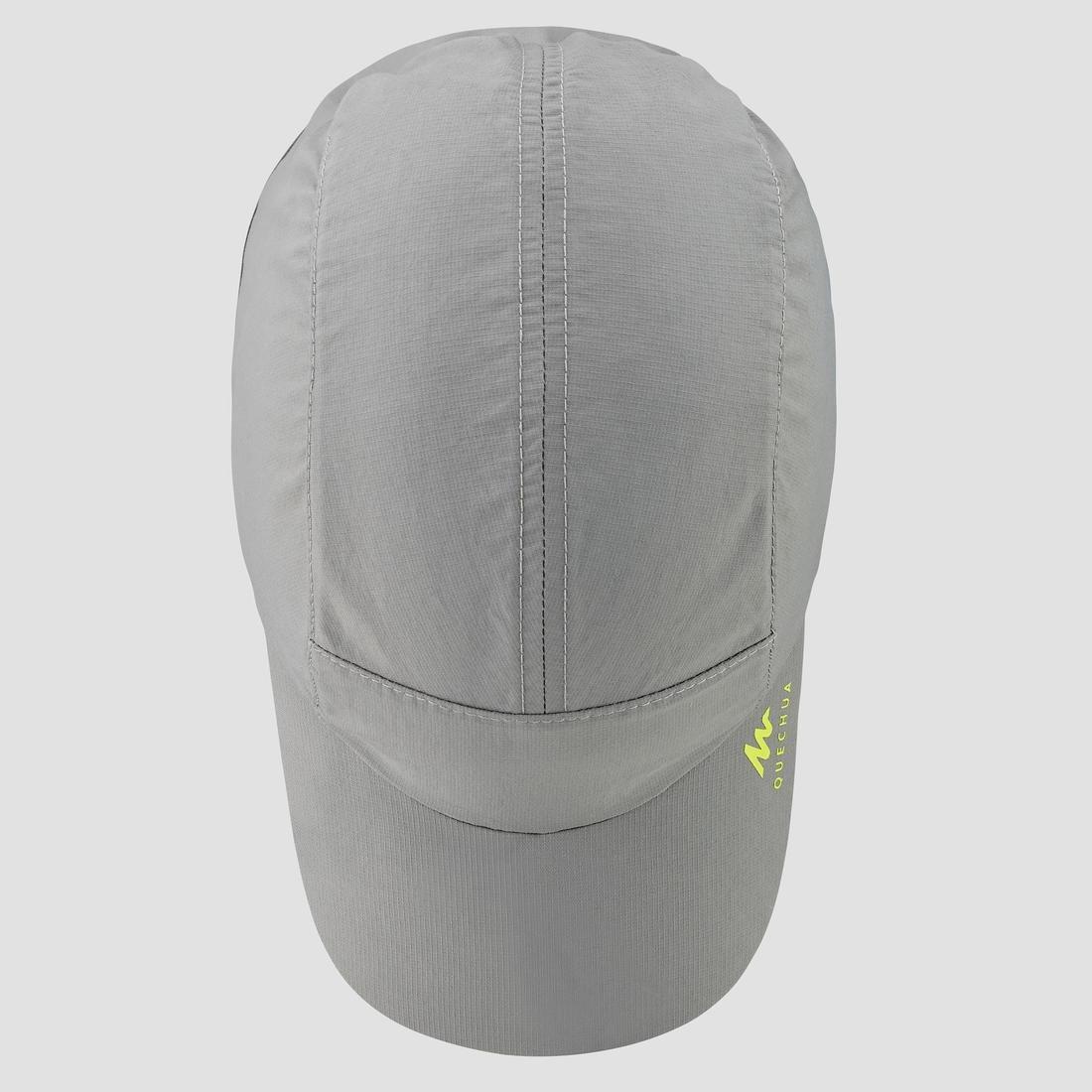 IRON GREY Kids' Hiking Cap MH500, No Color, large image number 4
