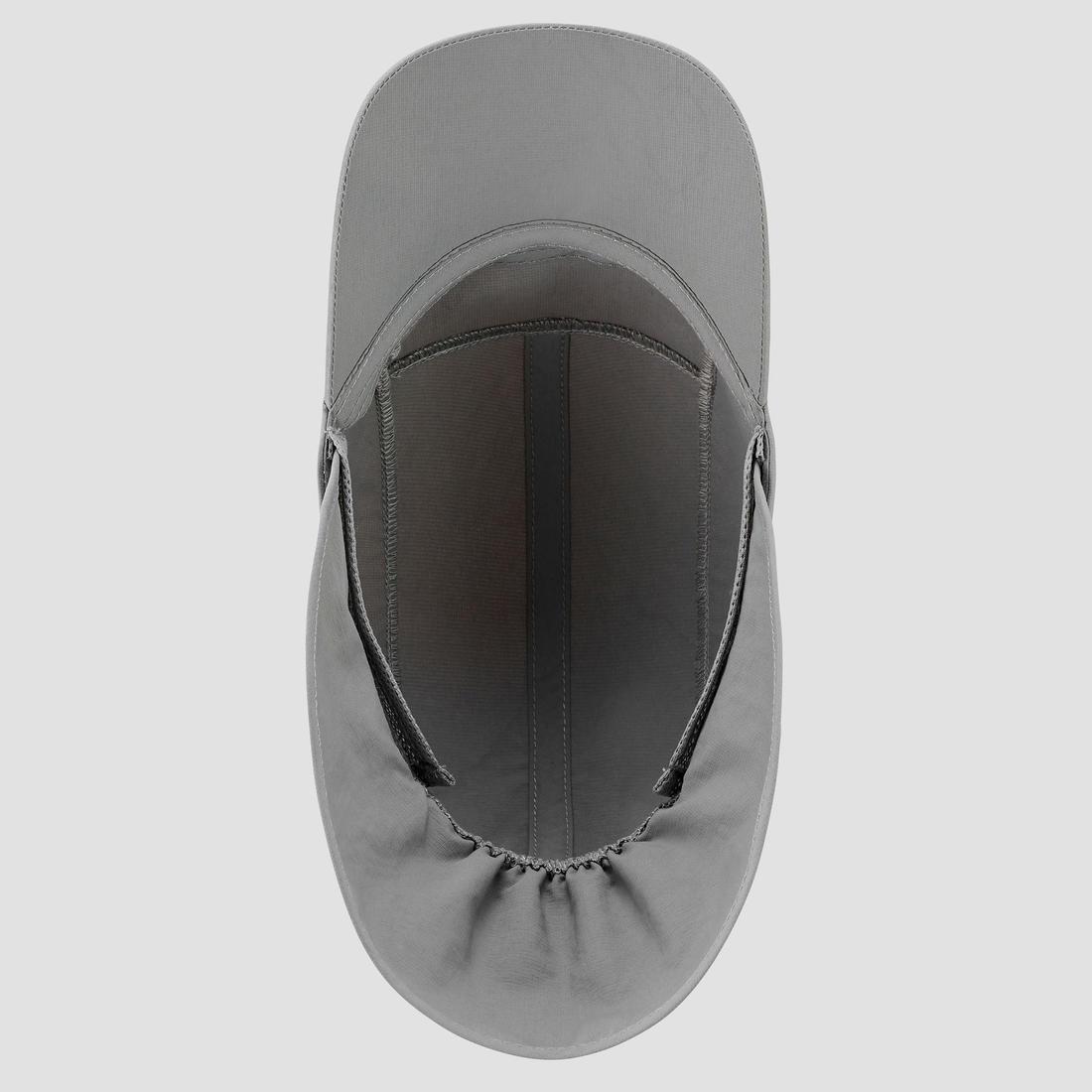 IRON GREY Kids' Hiking Cap MH500, No Color, large image number 5