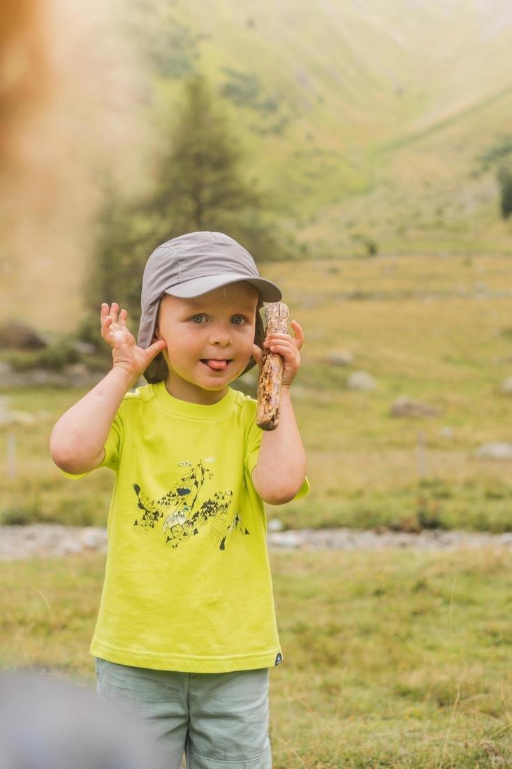 IRON GREY Kids' Hiking Cap MH500, No Color, large image number 7