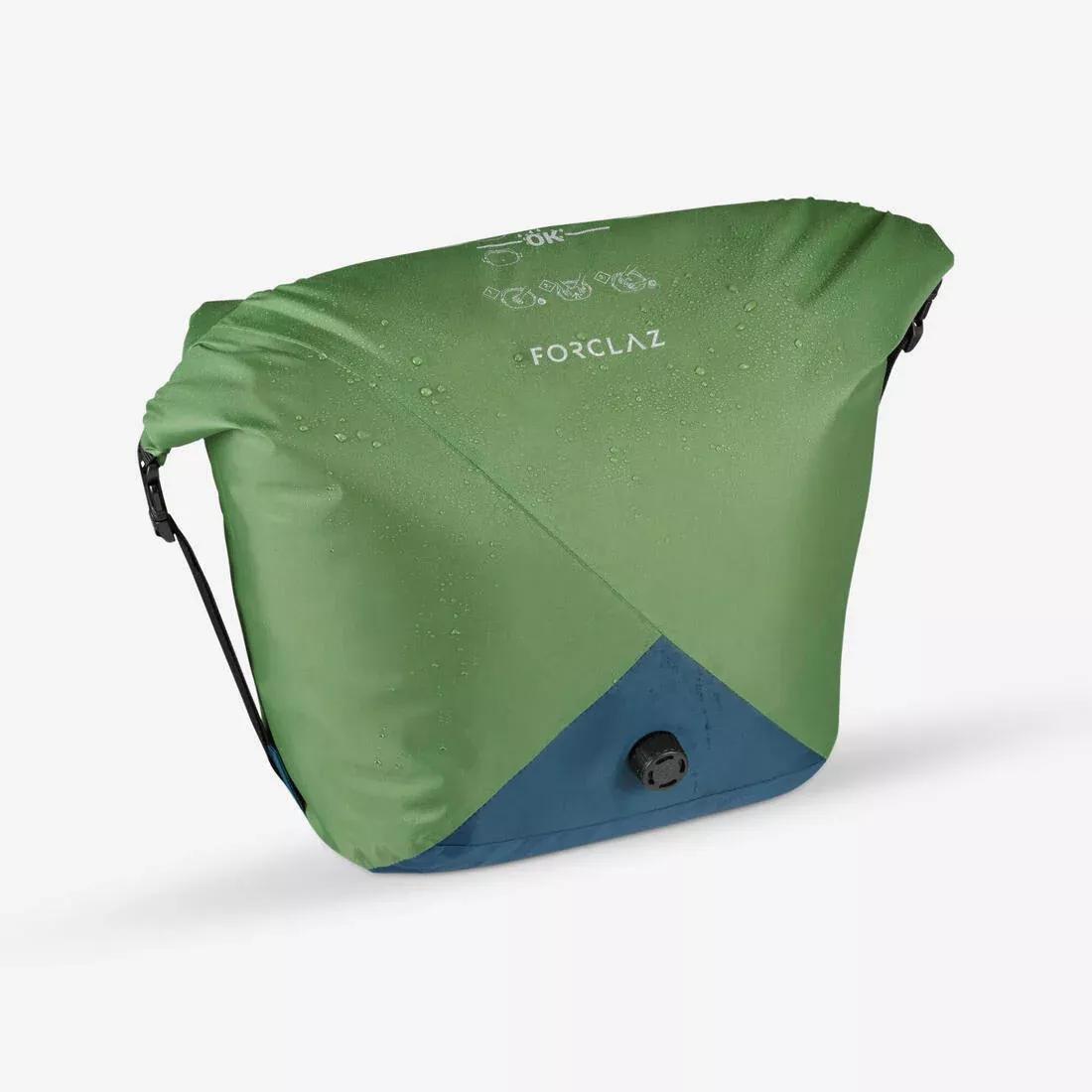 Trekking Waterproof Compression Cover - 20 Litres, Green, No Color, large image number 0