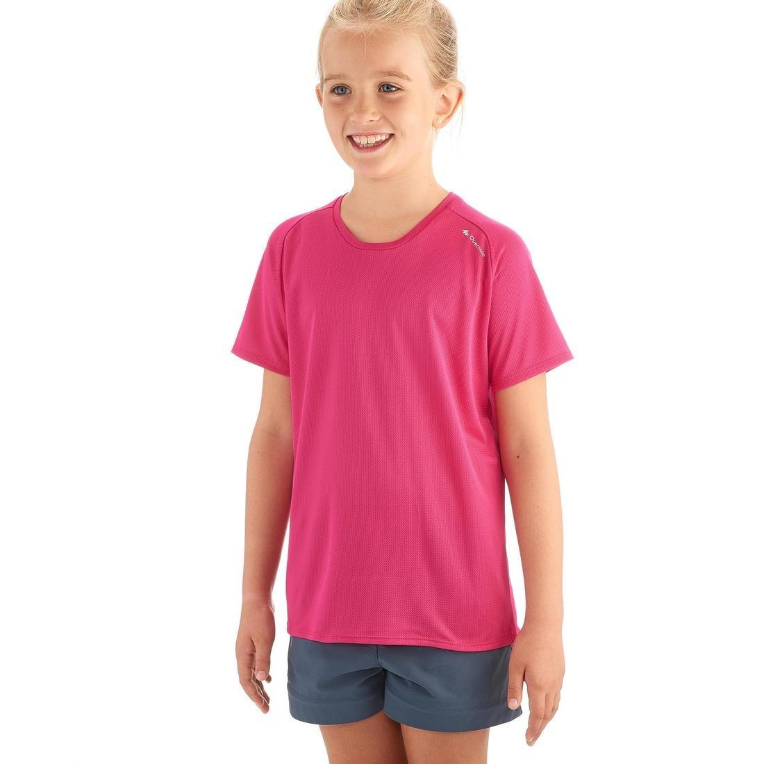 Kids Hike 100 Hiking T-Shirt, Pink, , large image number 2
