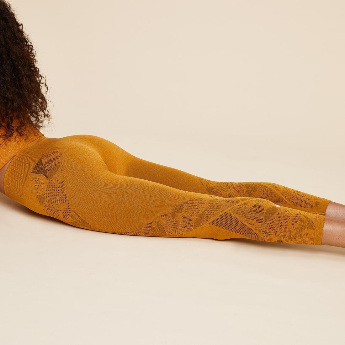 Women Seamless 7/8 Dynamic Yoga Leggings, Navy, , large image number 10