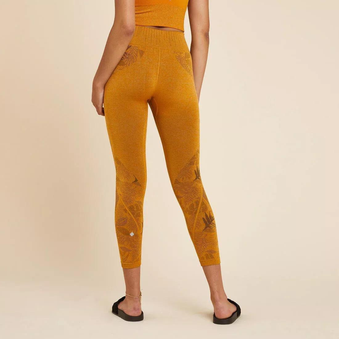 Women Seamless 7/8 Dynamic Yoga Leggings, Navy, , large image number 11