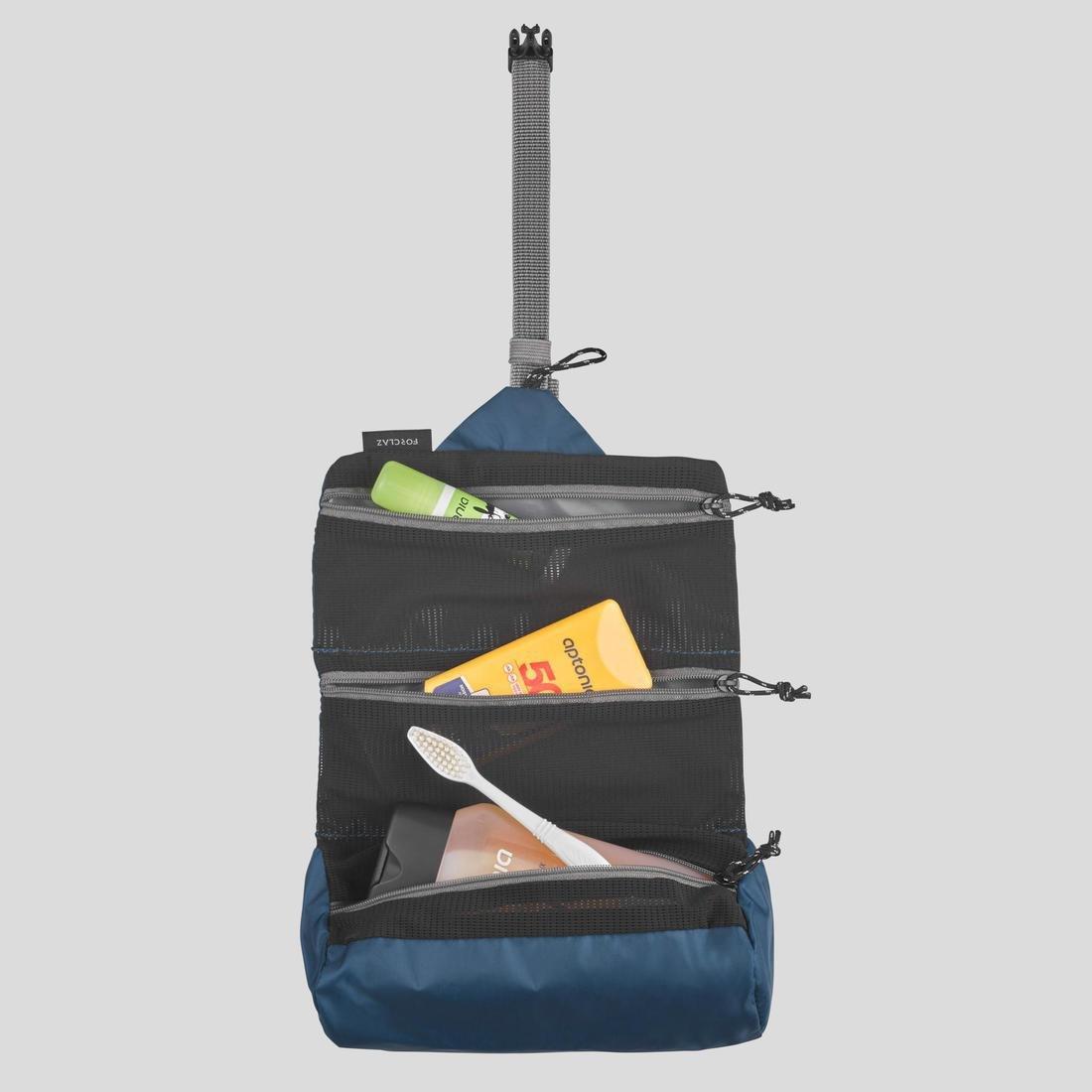 Ultra Light And Compact Toiletry Bag, Blue, No Color, large image number 3