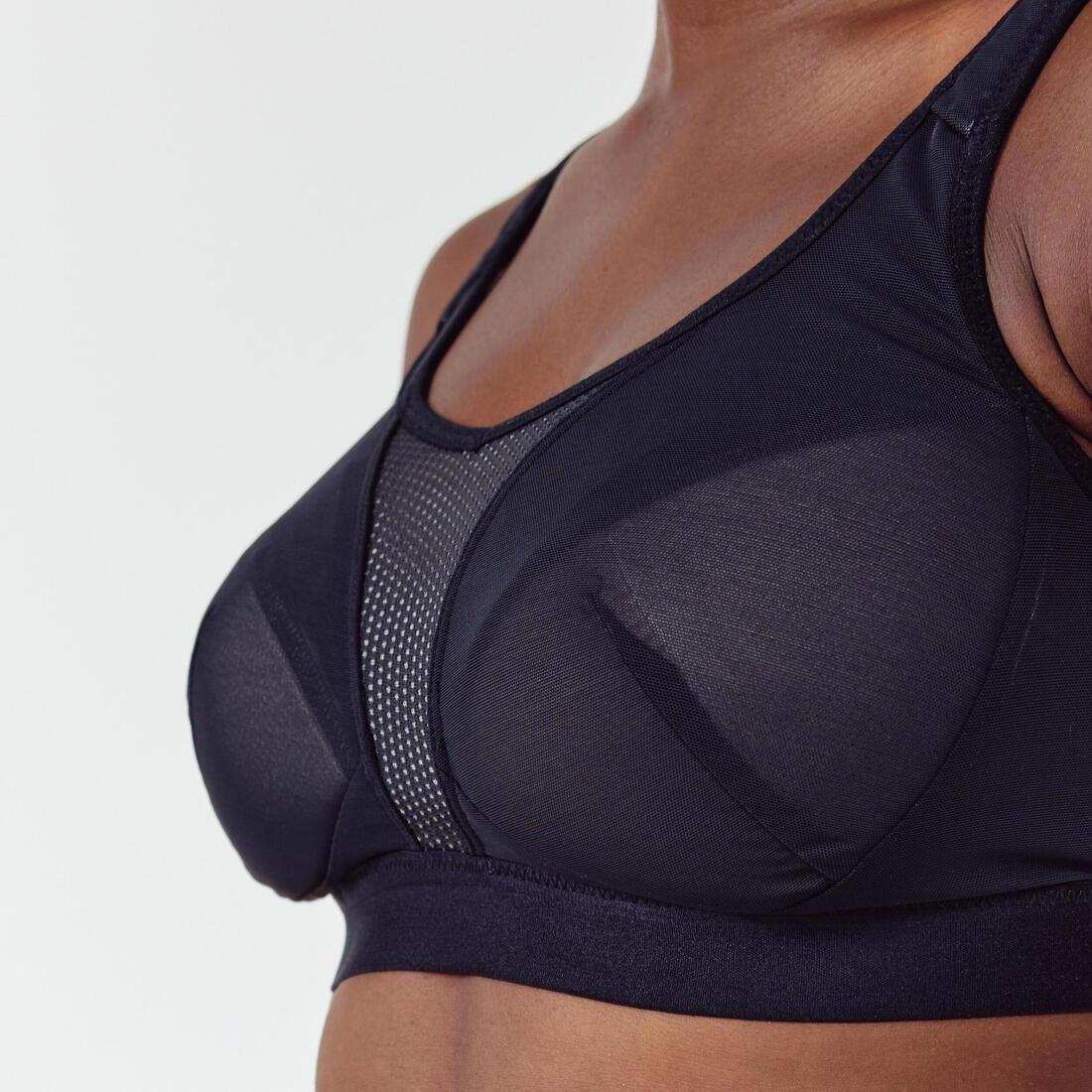 KALENJI - Classic Running Bra Off, Black