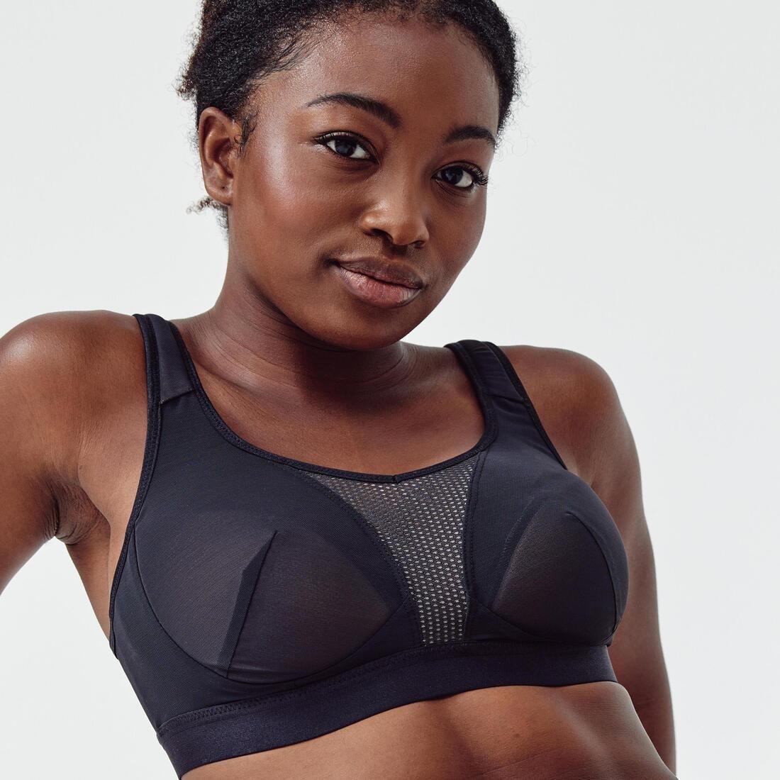 KALENJI - Classic Running Bra Off, Black