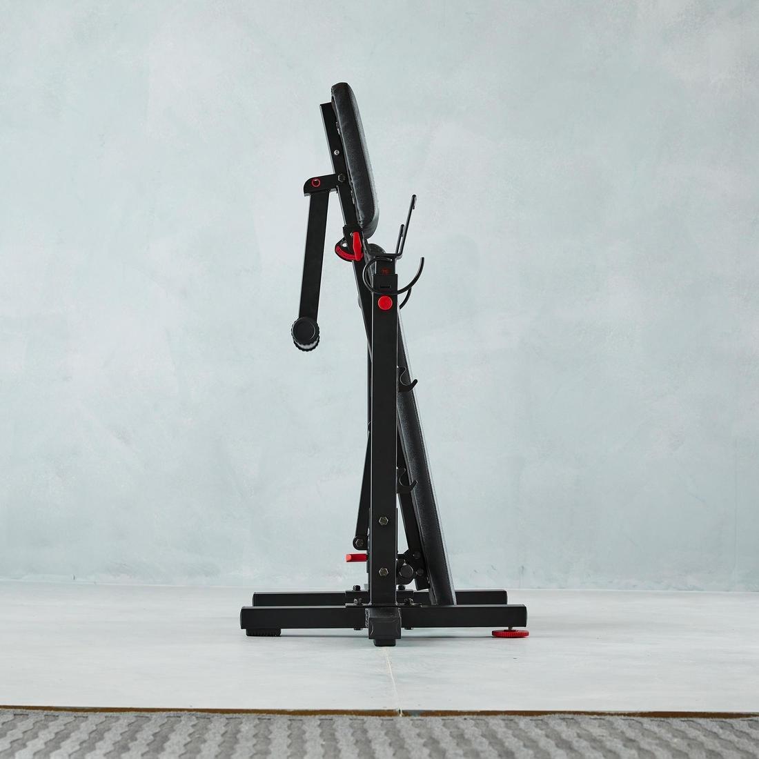 Collapsible Bench Press Incline Bench, Black, No Color, large image number 6