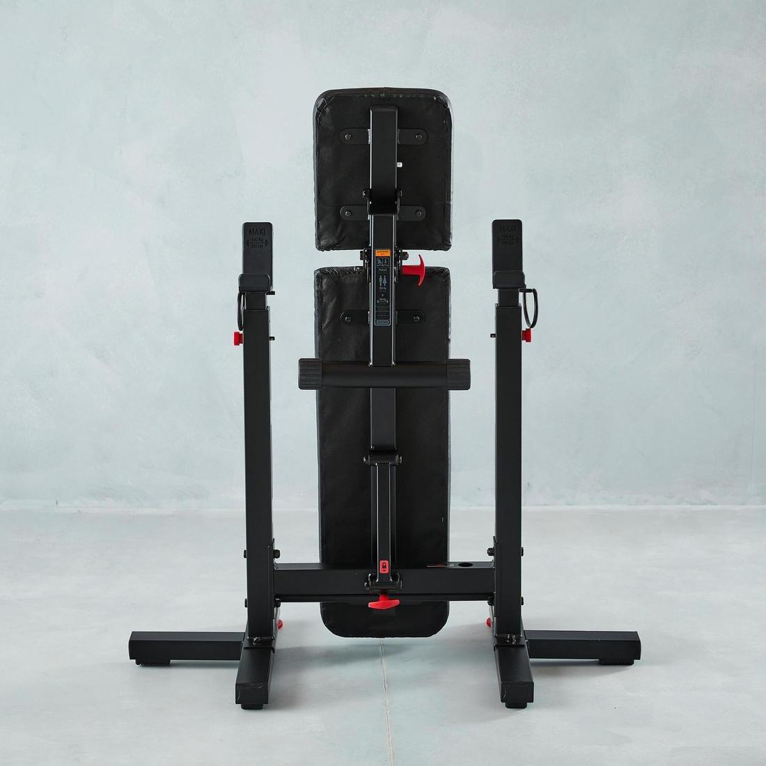 Collapsible Bench Press Incline Bench, Black, No Color, large image number 10