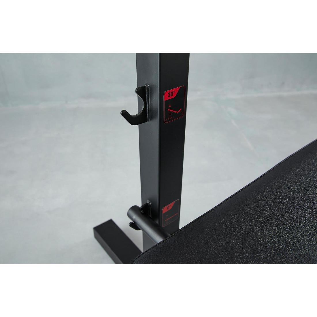 Collapsible Bench Press Incline Bench, Black, No Color, large image number 11