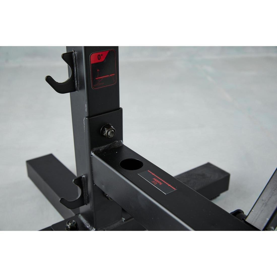 Collapsible Bench Press Incline Bench, Black, No Color, large image number 12