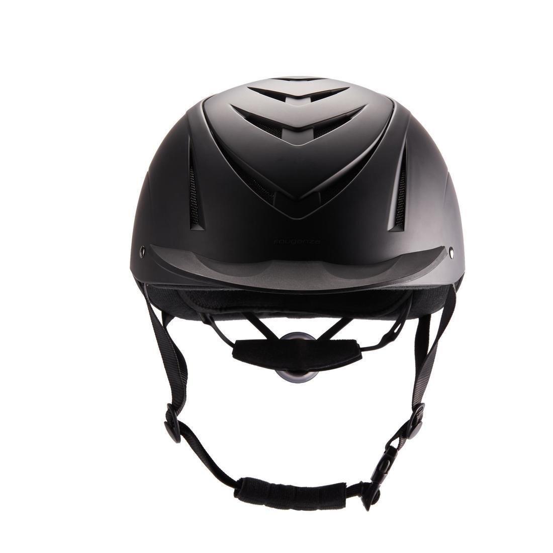 FOUGANZA - Horse Riding Helmet 500, Black