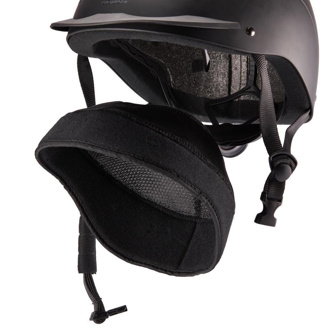 FOUGANZA - Horse Riding Helmet 500, Black