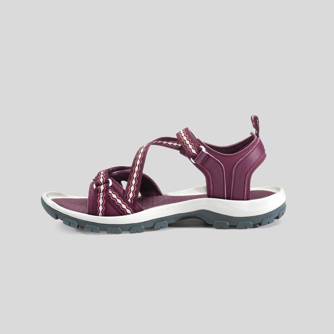 Womens Walking Sandals Nh110, Deep Chocolate Truffle, No Color, large image number 2