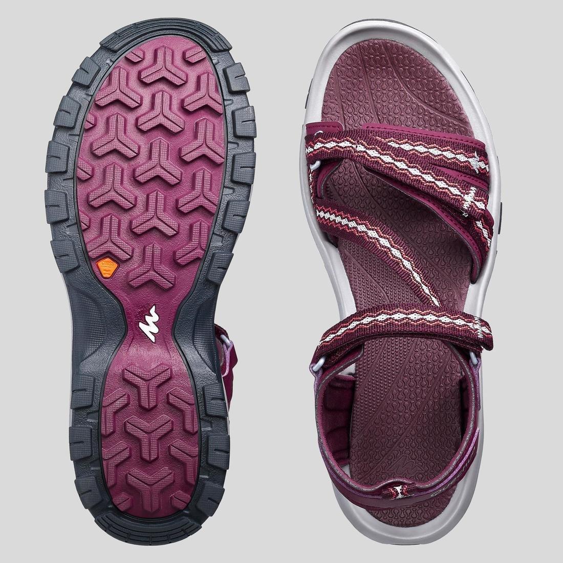 Womens Walking Sandals Nh110, Deep Chocolate Truffle, No Color, large image number 3