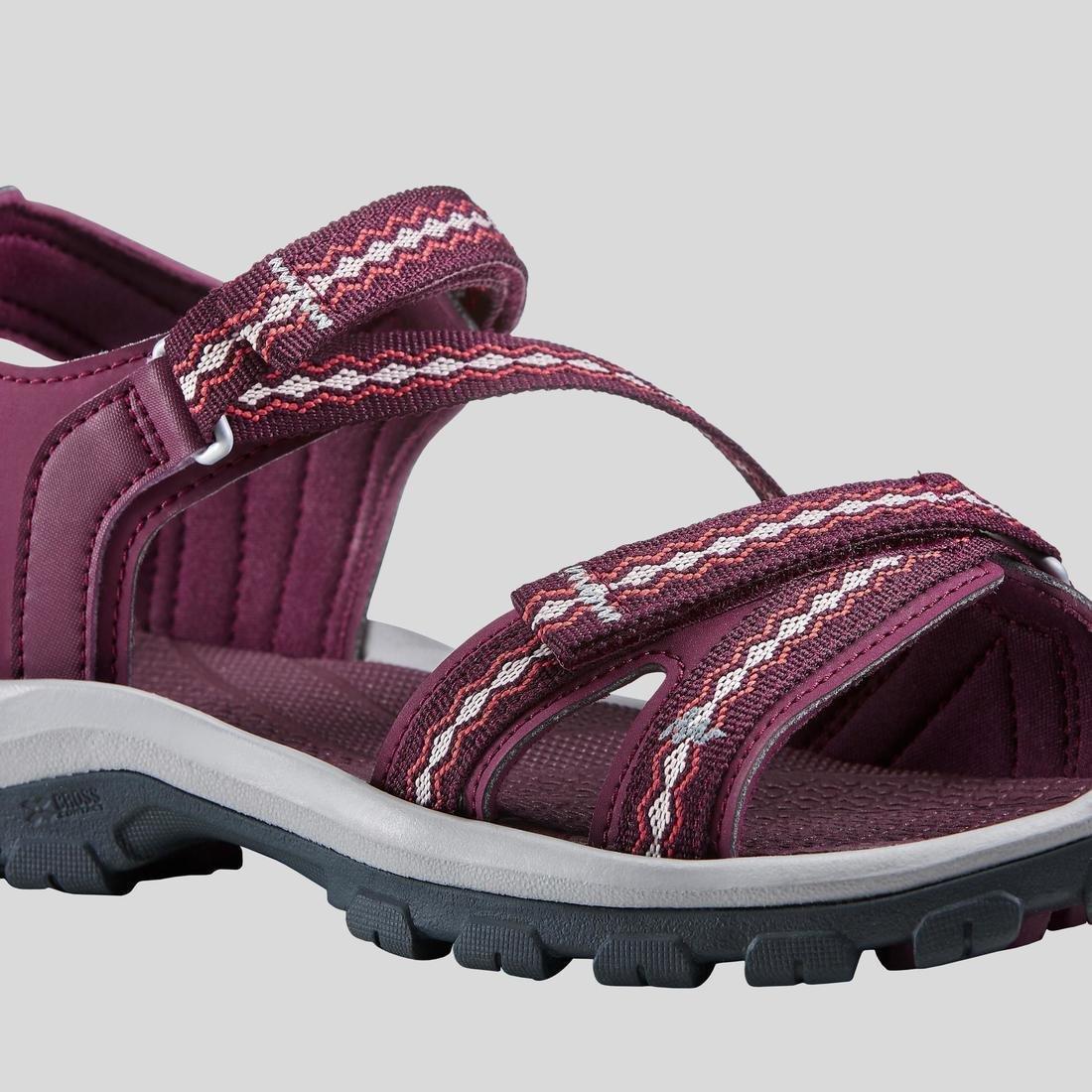 Womens Walking Sandals Nh110, Deep Chocolate Truffle, No Color, large image number 5