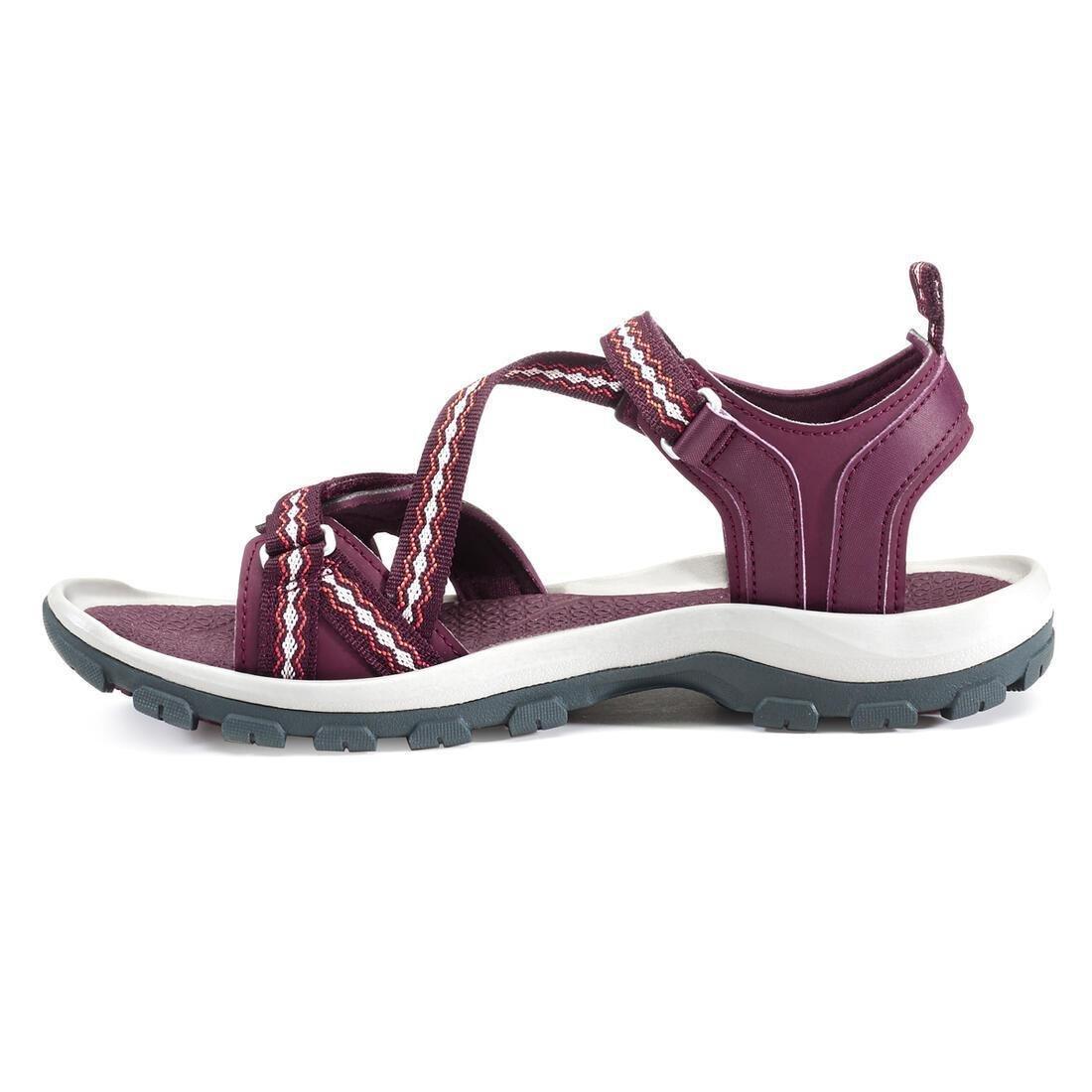 Womens Walking Sandals Nh110, Deep Chocolate Truffle, No Color, large image number 6