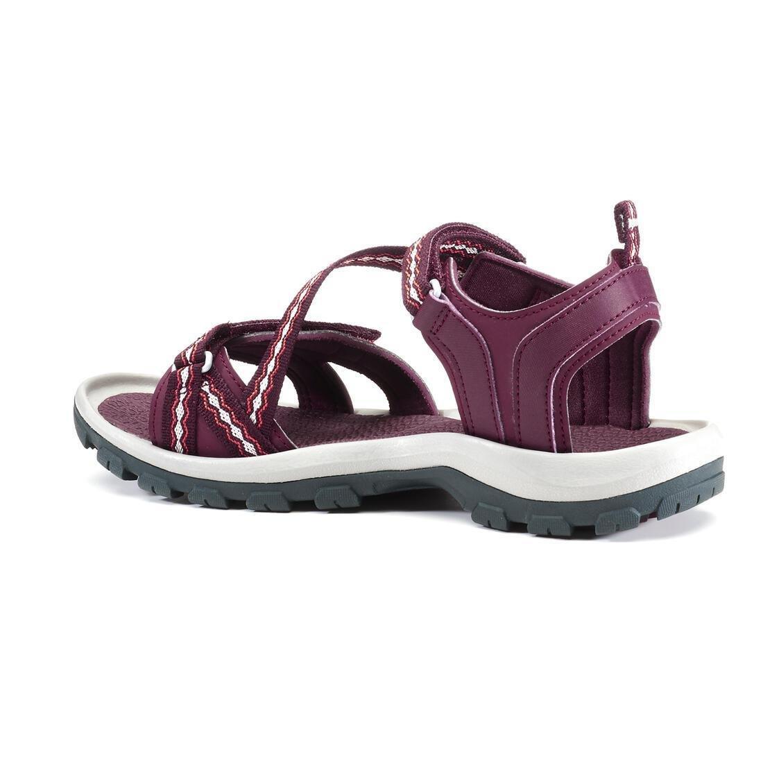 Womens Walking Sandals Nh110, Deep Chocolate Truffle, No Color, large image number 8