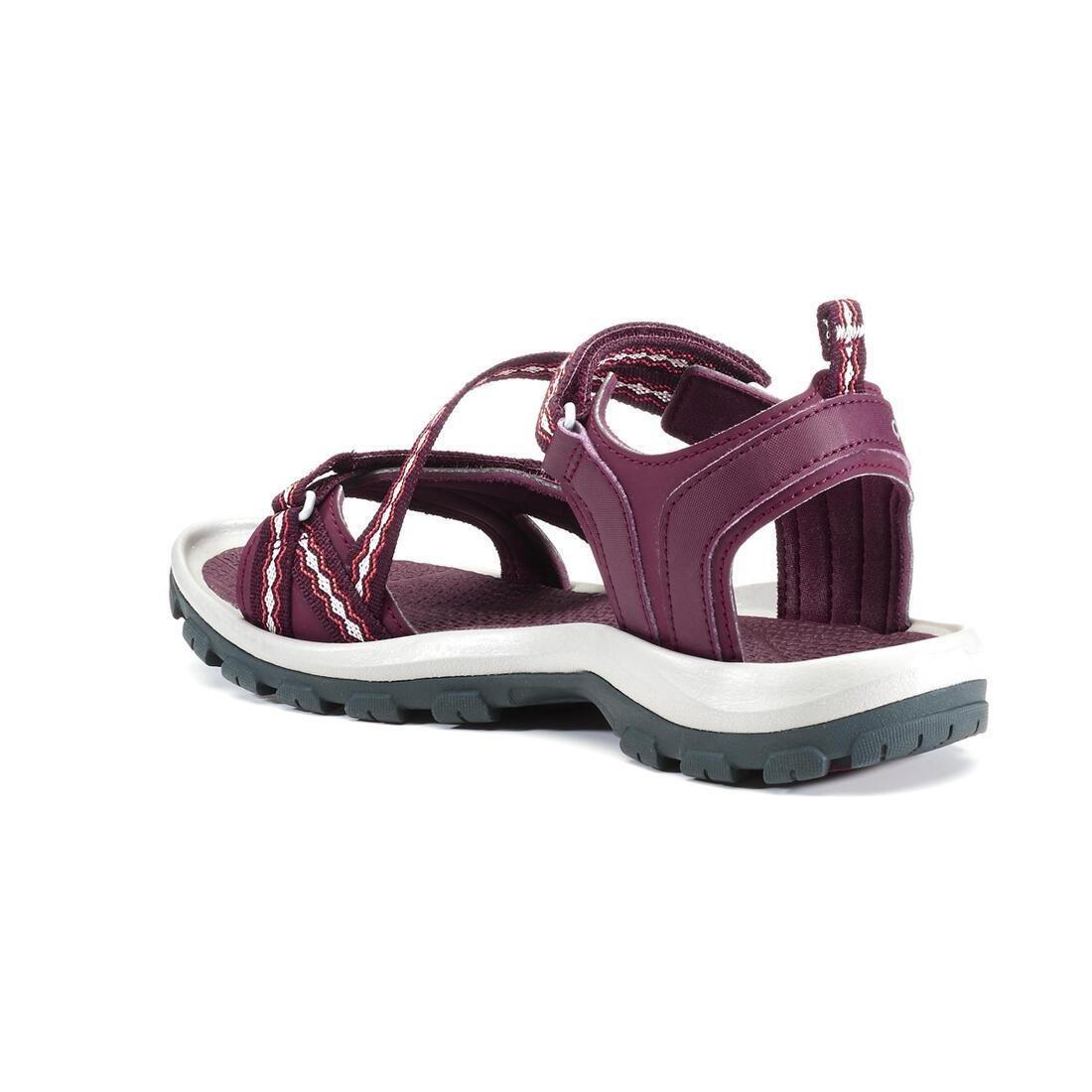 Womens Walking Sandals Nh110, Deep Chocolate Truffle, No Color, large image number 9