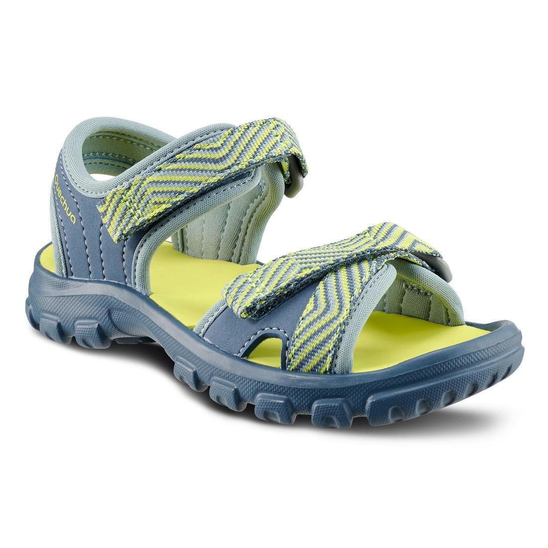 QUECHUA - Kids Hiking Sandals Mh100, Yellow