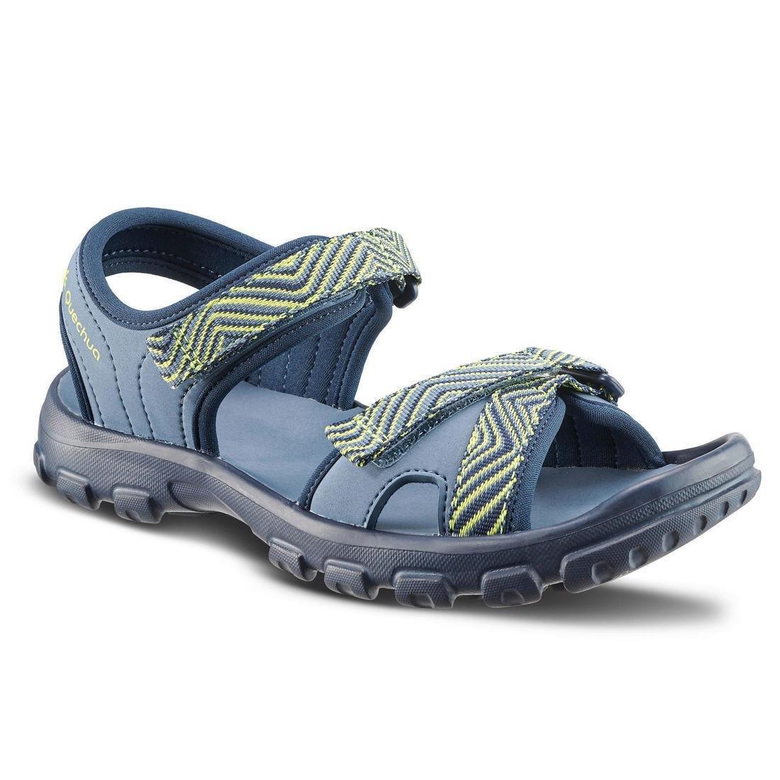 Kids Unisex Hiking Sandals - MH100, Blue, No Color, large image number 0