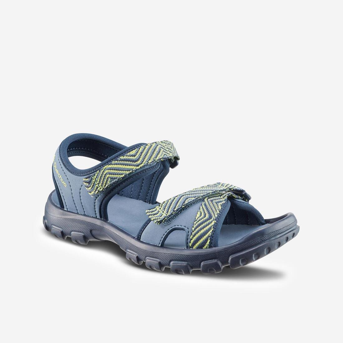 Kids Unisex Hiking Sandals - MH100, Blue, No Color, large image number 1