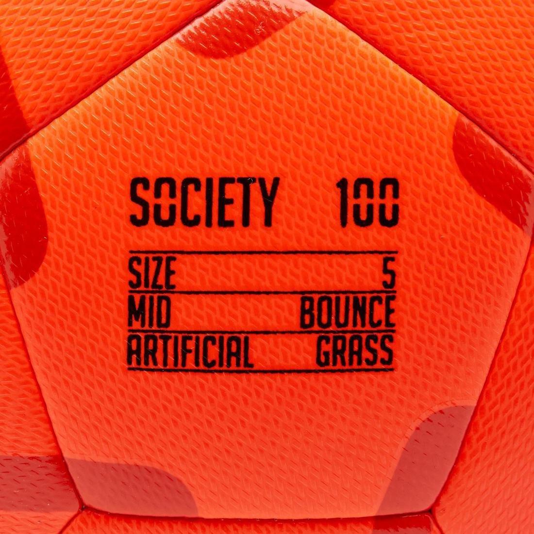 100 5-A-Side Football, Fluo Blood Orange, , large image number 4