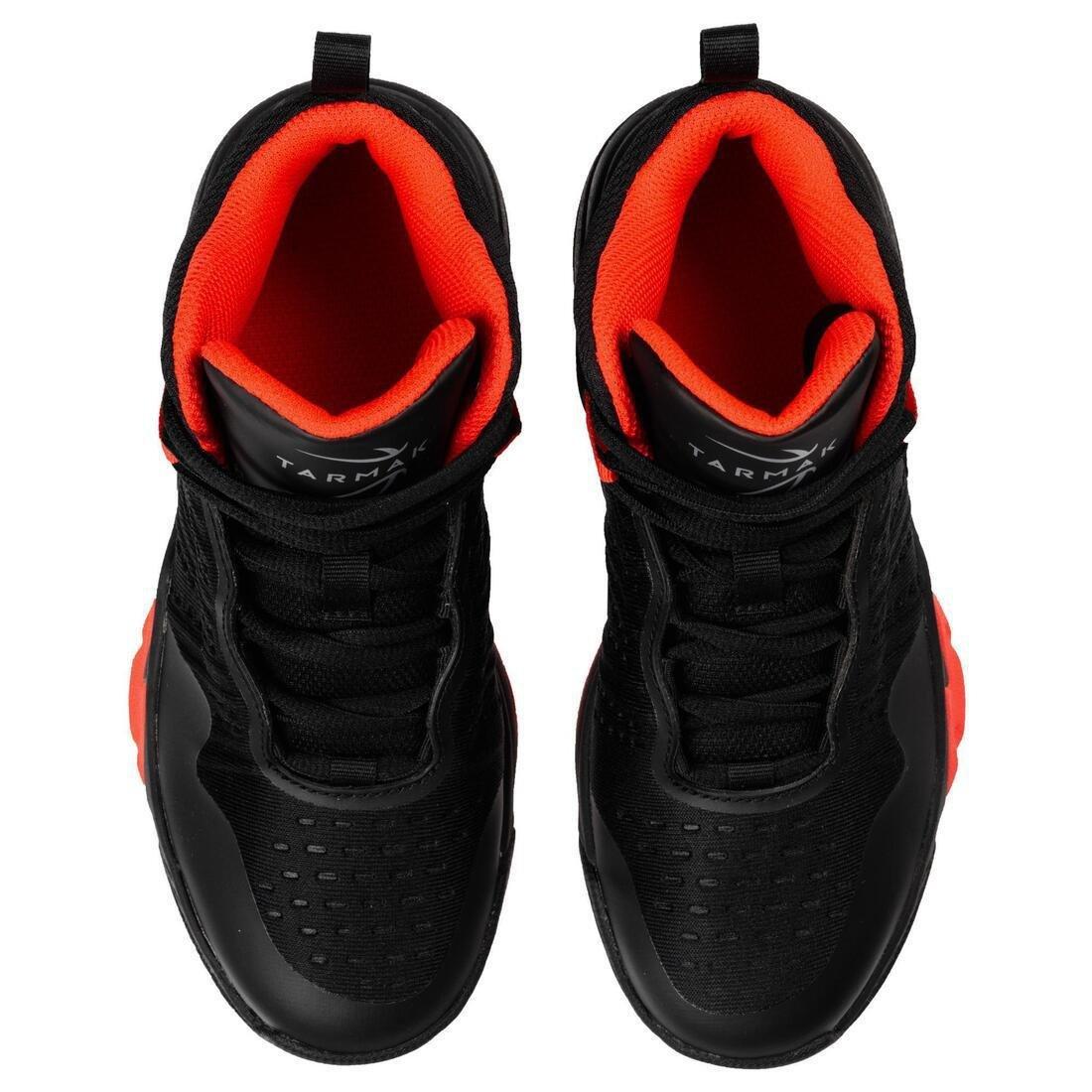 Ss500H Boys'/Girls' Intermediate Basketball Shoes Navy, Black, No Color, large image number 4