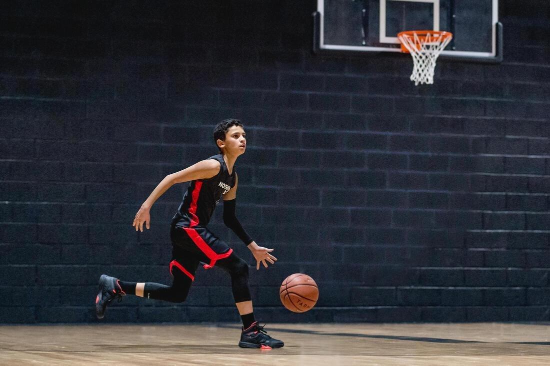 Ss500H Boys'/Girls' Intermediate Basketball Shoes Navy, Black, No Color, large image number 9