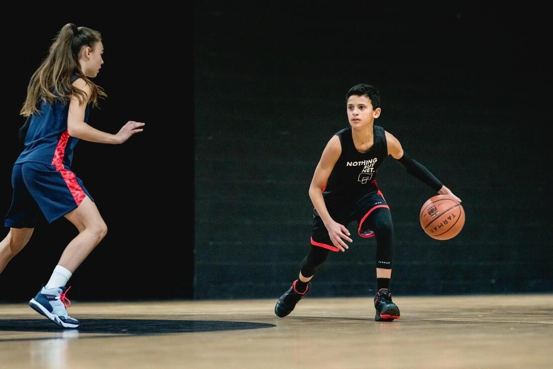 Ss500H Boys'/Girls' Intermediate Basketball Shoes Navy, Black, No Color, large image number 11