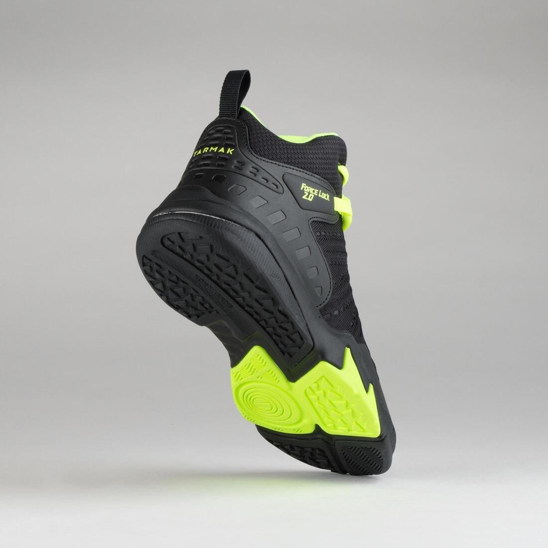 Ss500H Boys'/Girls' Intermediate Basketball Shoes Navy, Black, No Color, large image number 14