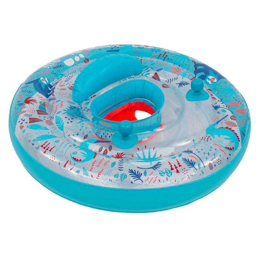 Babys Inflatable Pool Ring - Seat And Handles, Blue, No Color, large image number 0
