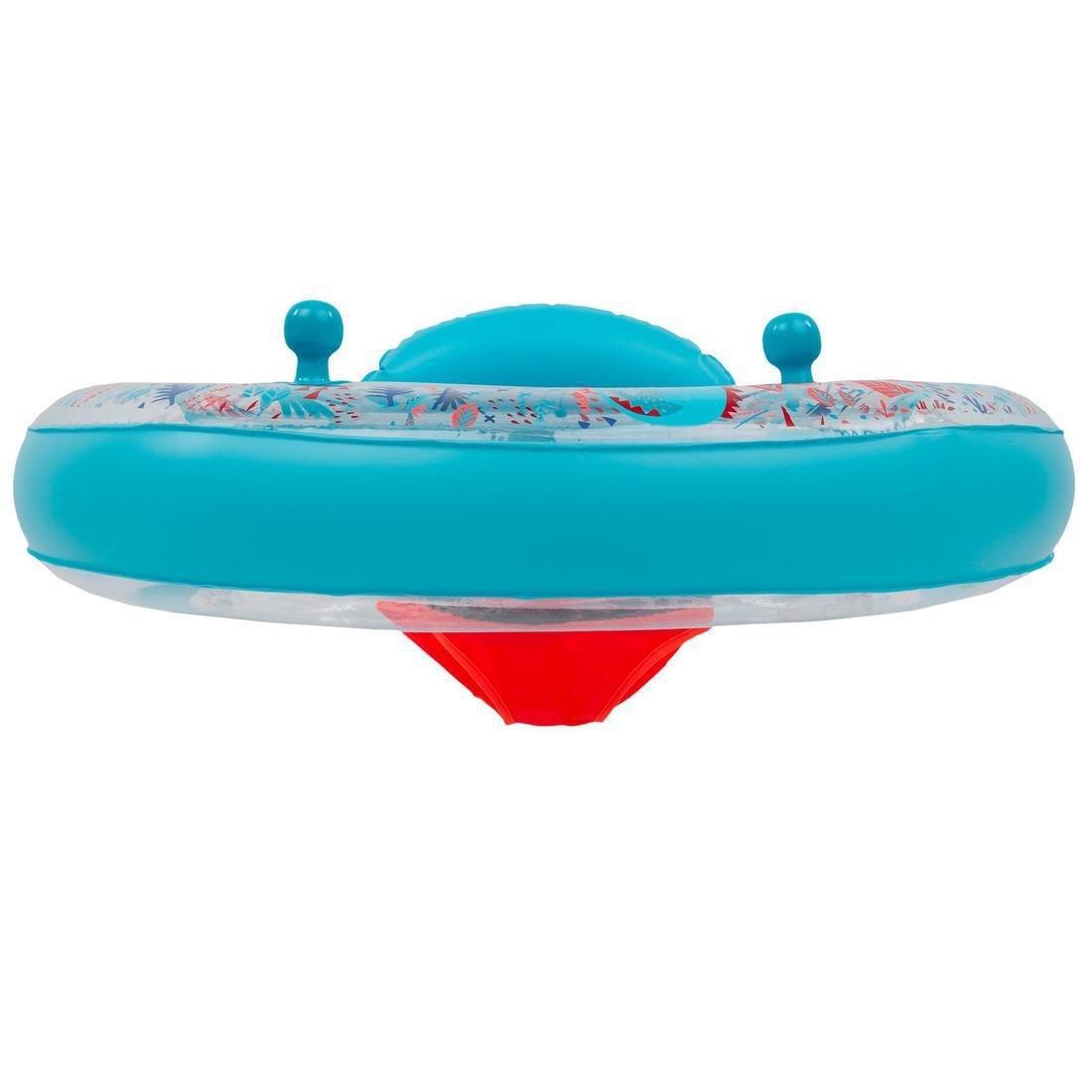 NABAIJI - Babys Inflatable Pool Ring - Seat And Handles, Blue