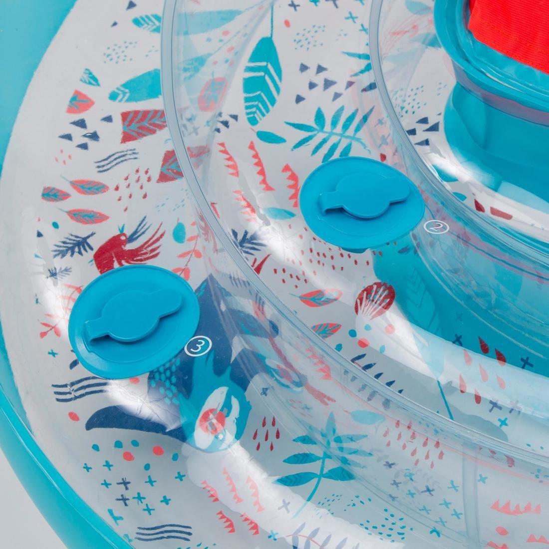 Babys Inflatable Pool Ring - Seat And Handles, Blue, No Color, large image number 5